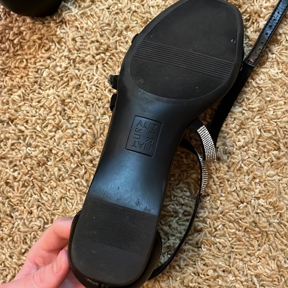 DSW Sicily Sandals, Sparkly, Black, Low heel - Picture 3 of 3